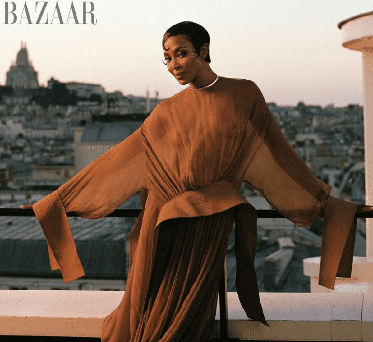 Naomi Campbell for Bazaar @Instagram @ferragamo